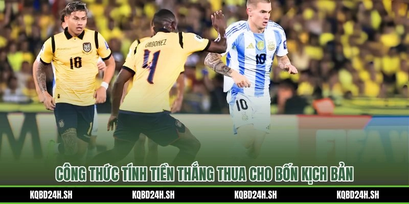 Bốn kịch bản tính tiền kèo châu Á từ ăn trọn đến mất sạch