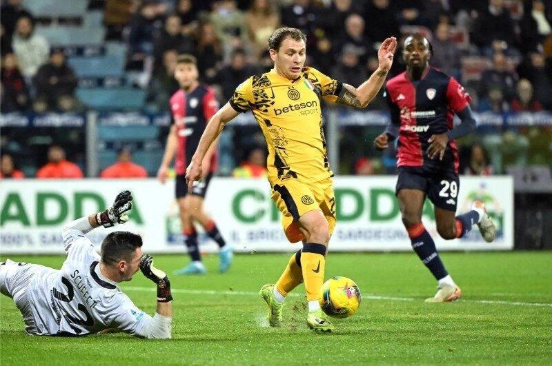 Cagliari khó chống lại sức mạnh của Inter